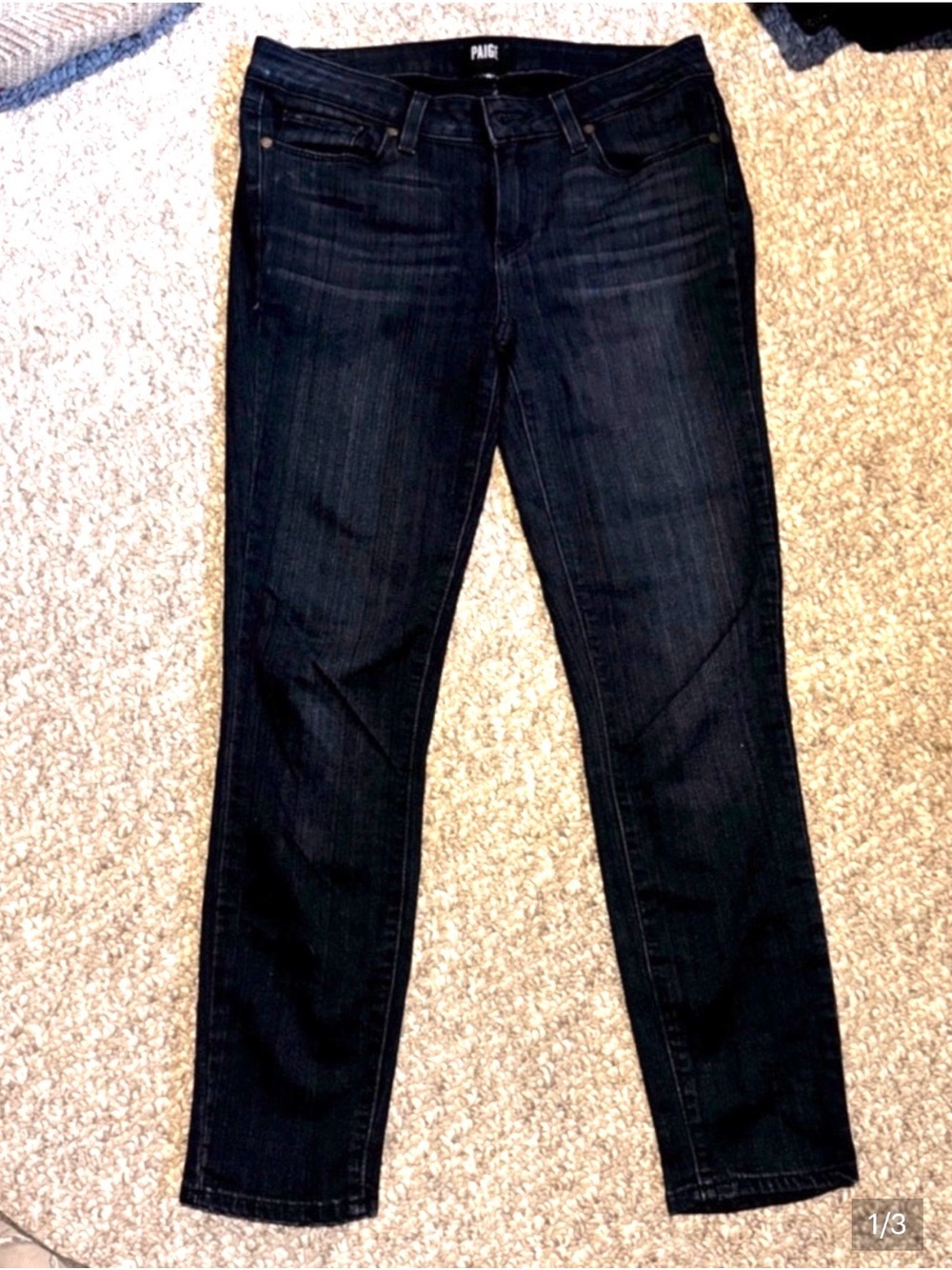 Paige Denim Dark Wash Skinny Jeans Size 28